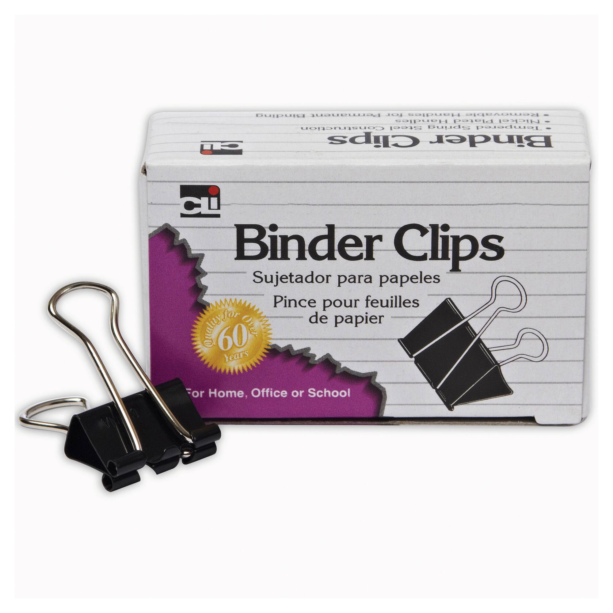 Charles Leonard 1" Capacity Binder Clips